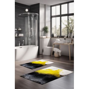 Set covorase de baie, Cartwright, CT-5043, Poliester, Multicolor