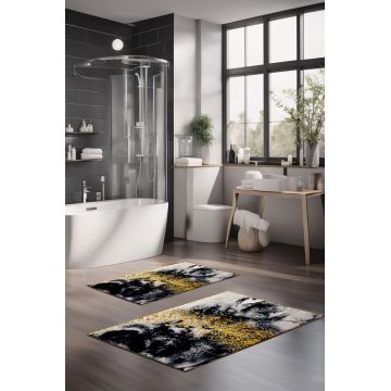 Set covorase de baie, Cartwright, CT-5049, Poliester, Multicolor