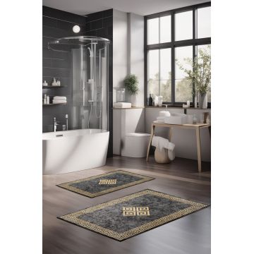 Set covorase de baie, Cartwright, CT-5067, Poliester, Multicolor