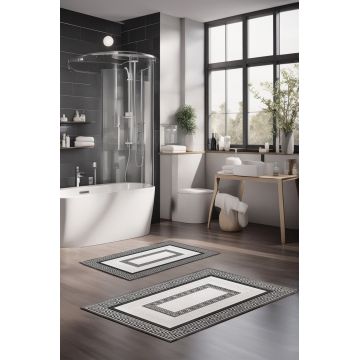 Set covorase de baie, Cartwright, CT-5076, Poliester, Multicolor