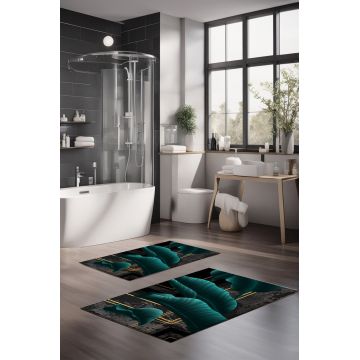 Set covorase de baie, Cartwright, CT-5085, Poliester, Multicolor