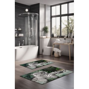 Set covorase de baie, Cartwright, CT-5122, Poliester, Multicolor