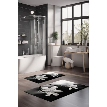 Set covorase de baie, Cartwright, CT-5123, Poliester, Multicolor