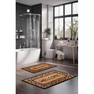 Set covorase de baie, Cartwright, CT-5154, Poliester, Multicolor