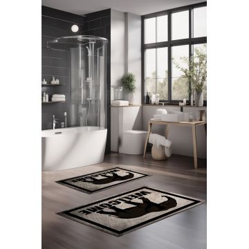 Set covorase de baie, Cartwright, CT-5158, Poliester, Multicolor