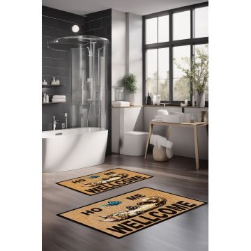 Set covorase de baie, Cartwright, CT-5159, Poliester, Multicolor