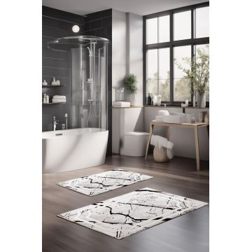Set covorase de baie, Cartwright, CT-5170, Poliester, Multicolor