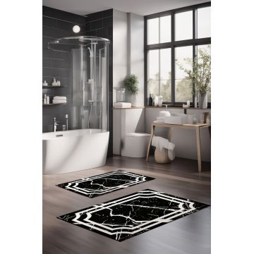 Set covorase de baie, Cartwright, CT-5171, Poliester, Multicolor