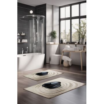 Set covorase de baie, Cartwright, CT-5175, Poliester, Multicolor