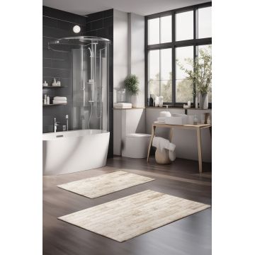 Set covorase de baie, Cartwright, CT-5177, Poliester, Multicolor
