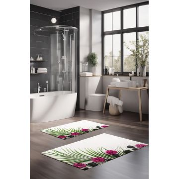 Set covorase de baie, Cartwright, CT-5207, Poliester, Multicolor