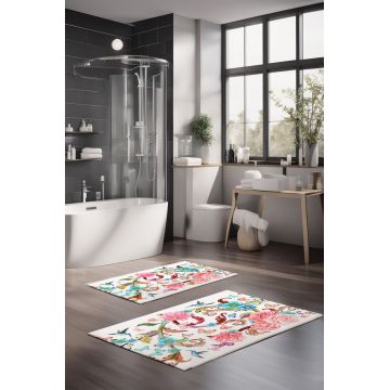 Set covorase de baie, Cartwright, CT-5210, Poliester, Multicolor