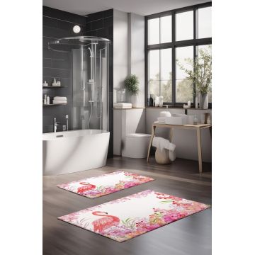 Set covorase de baie, Cartwright, CT-5214, Poliester, Multicolor