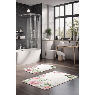 Set covorase de baie, Cartwright, CT-5222, Poliester, Multicolor