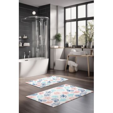 Set covorase de baie, Cartwright, CT-5231, Poliester, Multicolor