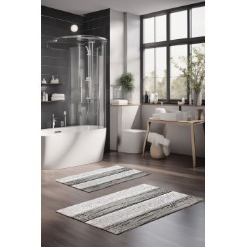 Set covorase de baie, Cartwright, CT-5232, Poliester, Multicolor