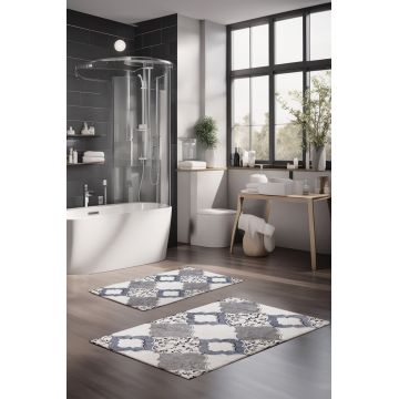 Set covorase de baie, Cartwright, CT-5234, Poliester, Multicolor