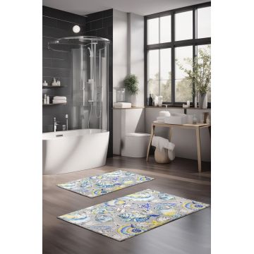 Set covorase de baie, Cartwright, CT-5240, Poliester, Multicolor