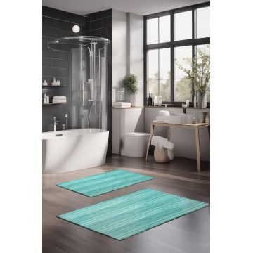 Set covorase de baie, Cartwright, CT-5249, Poliester, Multicolor
