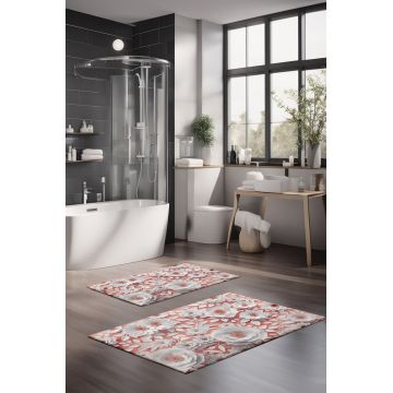 Set covorase de baie, Cartwright, CT-5253, Poliester, Multicolor