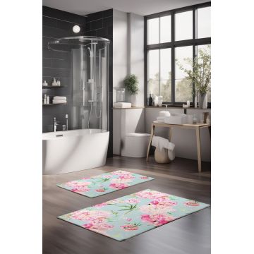 Set covorase de baie, Cartwright, CT-5256, Poliester, Multicolor