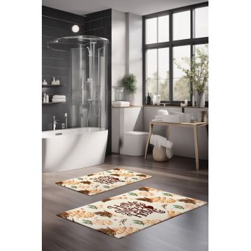 Set covorase de baie, Cartwright, CT-5270, Poliester, Multicolor