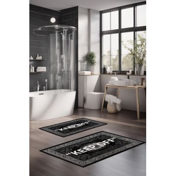 Set covorase de baie, Cartwright, CT-5282, Poliester, Multicolor