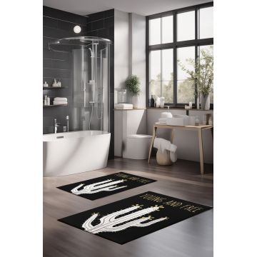 Set covorase de baie, Cartwright, CT-5285, Poliester, Multicolor