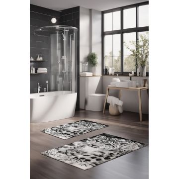 Set covorase de baie, Cartwright, CT-5286, Poliester, Multicolor