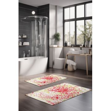 Set covorase de baie, Cartwright, CT-5298, Poliester, Multicolor
