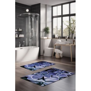 Set covorase de baie, Cartwright, CT-5300, Poliester, Multicolor