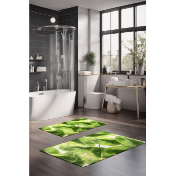 Set covorase de baie, Cartwright, CT-5304, Poliester, Multicolor