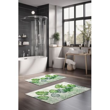 Set covorase de baie, Cartwright, CT-5310, Poliester, Multicolor