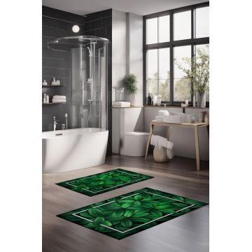 Set covorase de baie, Cartwright, CT-5312, Poliester, Multicolor