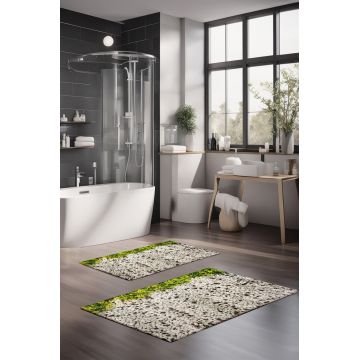 Set covorase de baie, Cartwright, CT-5315, Poliester, Multicolor