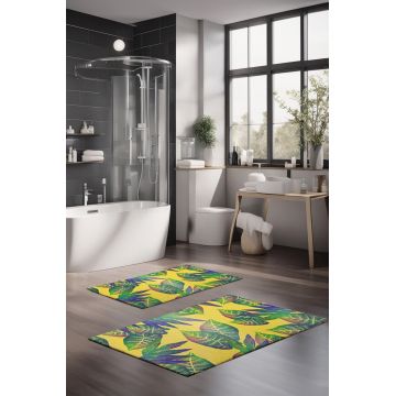 Set covorase de baie, Cartwright, CT-5316, Poliester, Multicolor