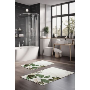 Set covorase de baie, Cartwright, CT-5321, Poliester, Multicolor