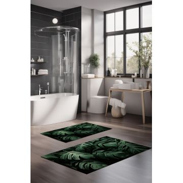 Set covorase de baie, Cartwright, CT-5332, Poliester, Multicolor