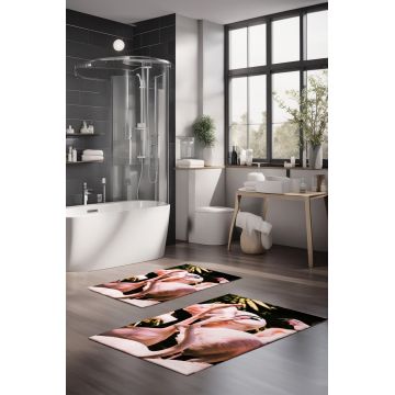 Set covorase de baie, Cartwright, CT-5340, Poliester, Multicolor