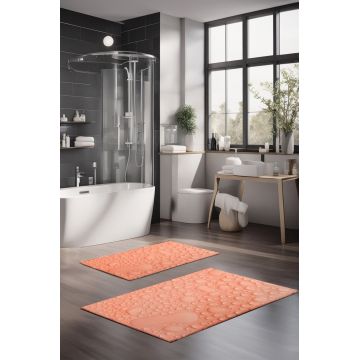 Set covorase de baie, Cartwright, CT-5354, Poliester, Multicolor