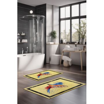 Set covorase de baie, Cartwright, CT-5364, Poliester, Multicolor