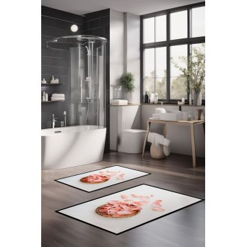 Set covorase de baie, Cartwright, CT-5370, Poliester, Multicolor