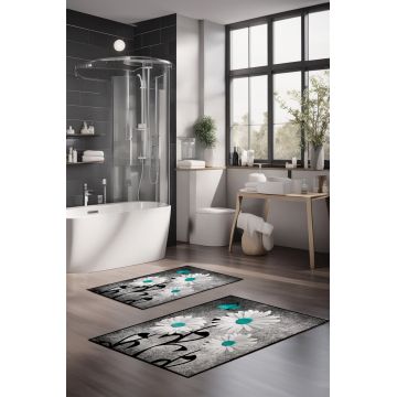 Set covorase de baie, Cartwright, CT-5378, Poliester, Multicolor