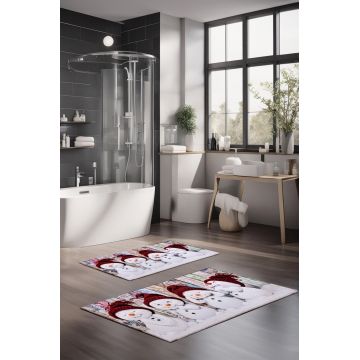 Set covorase de baie, Cartwright, CT-5379, Poliester, Multicolor