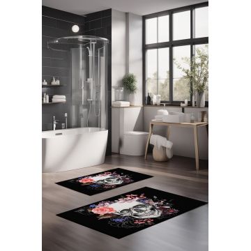 Set covorase de baie, Cartwright, CT-5380, Poliester, Multicolor