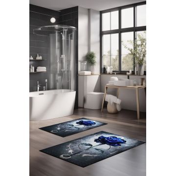 Set covorase de baie, Cartwright, CT-5386, Poliester, Multicolor