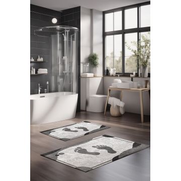 Set covorase de baie, Cartwright, CT-5393, Poliester, Multicolor