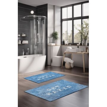 Set covorase de baie, Cartwright, CT-5399, Poliester, Multicolor