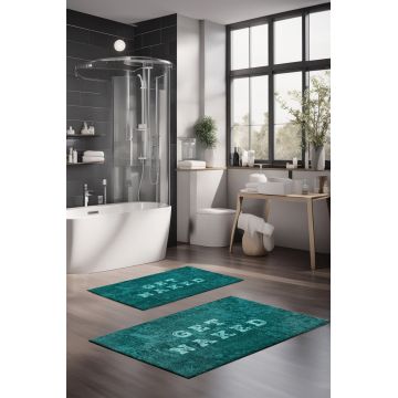 Set covorase de baie, Cartwright, CT-5401, Poliester, Multicolor