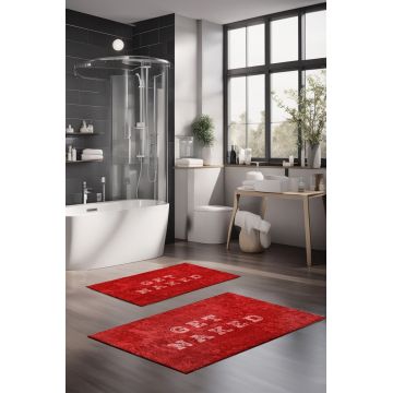 Set covorase de baie, Cartwright, CT-5402, Poliester, Multicolor